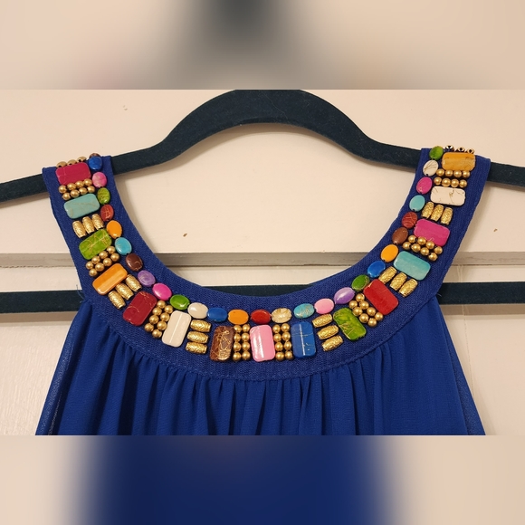 Maxi Beaded Dress - Picture 1 of 6